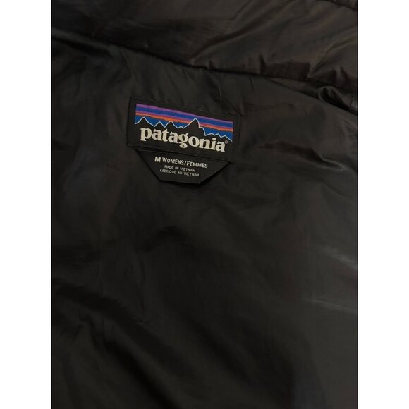 Patagonia Nano Puff Jacket M Black Women Quilted Puffer Lightweight Packable - Picture 10 of 10